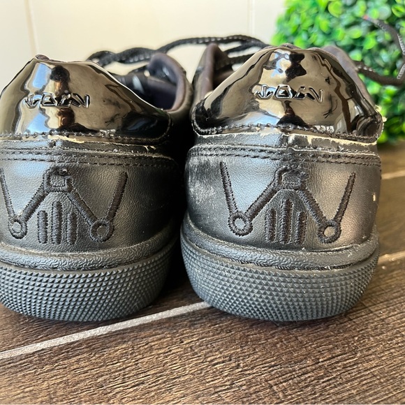 TOMS Star Wars Darth Vader Leandro Black Leather Shoes Sneakers Size 7M - Picture 4 of 16